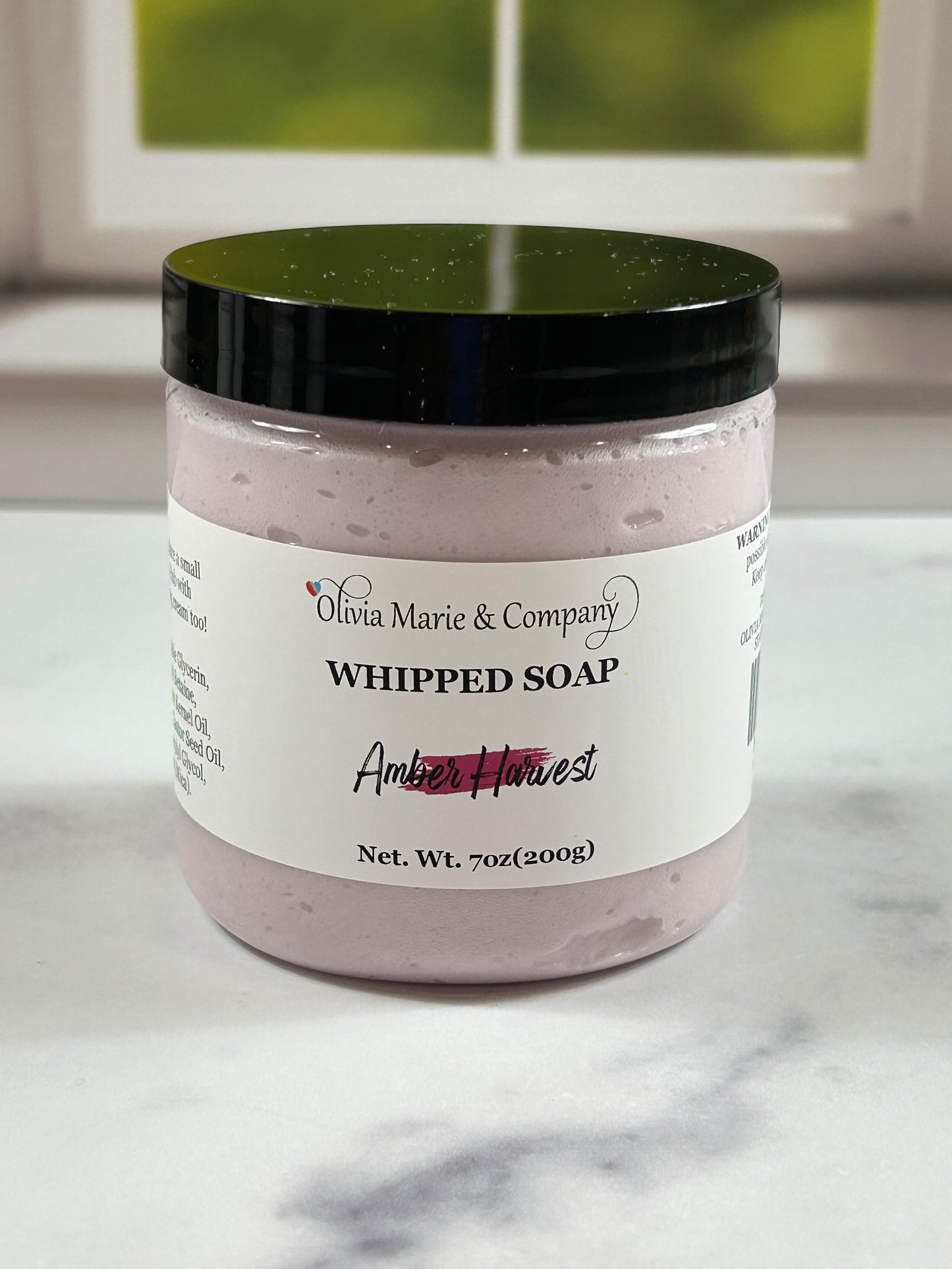 Amber Harvest Whipped Soap