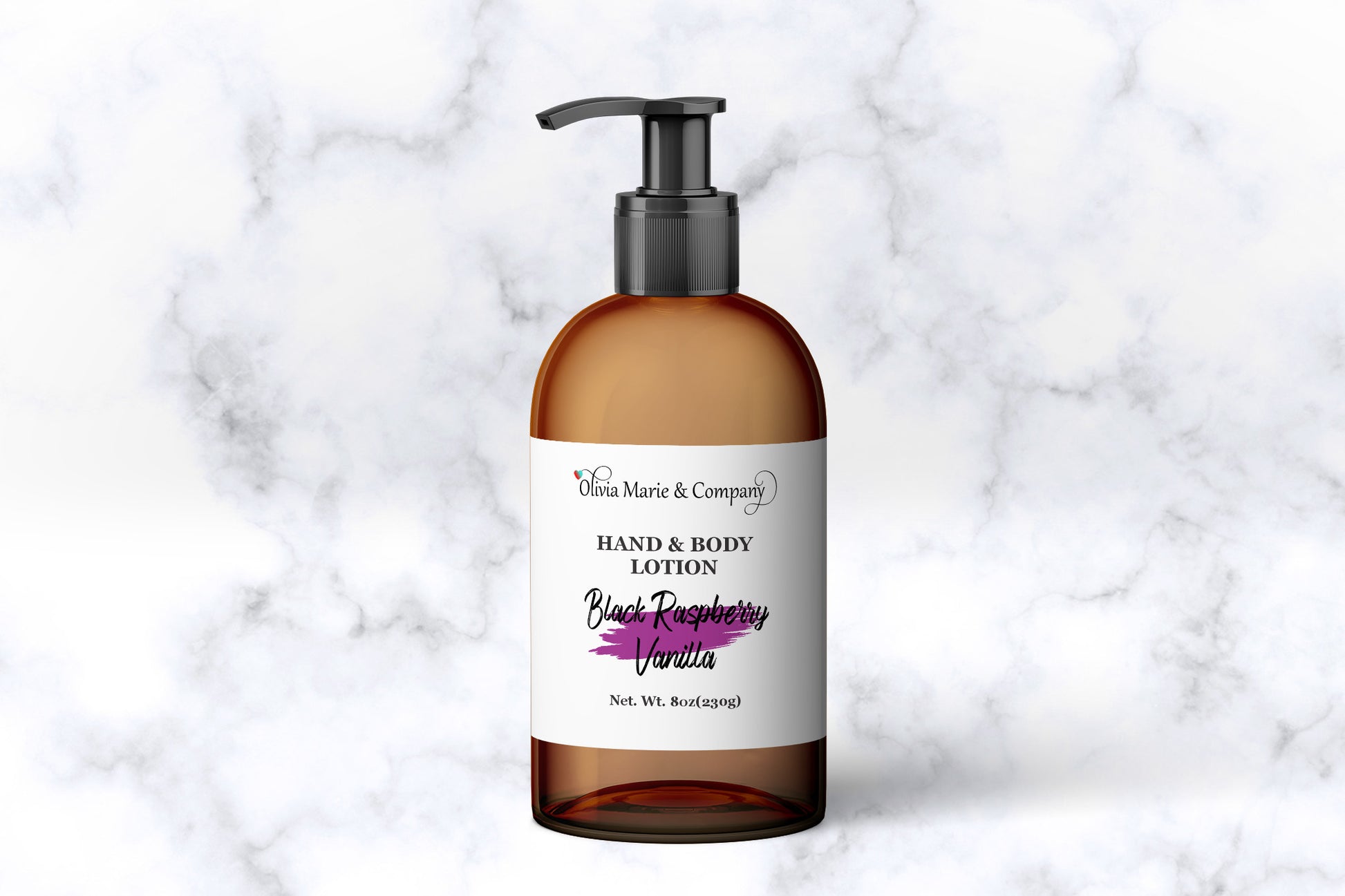 A picture of Black Raspberry Vanilla Lotion bottle.