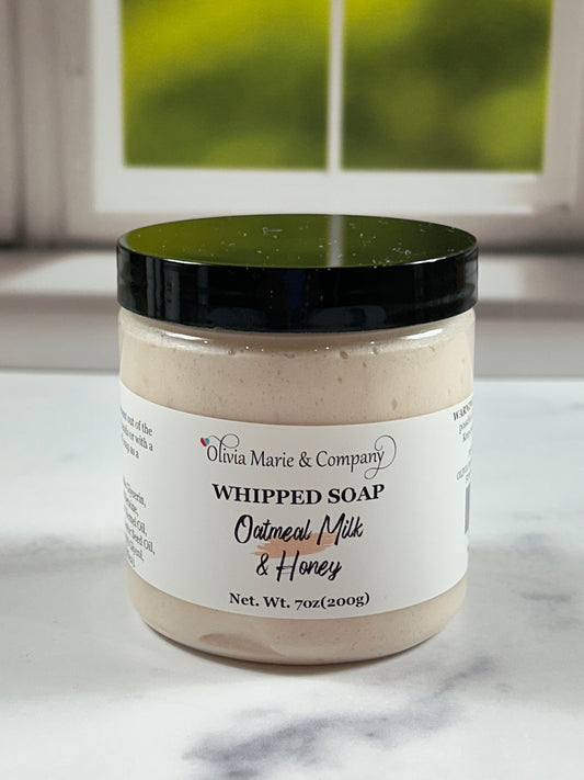 Oatmeal Milk & Honey Whipped Soap