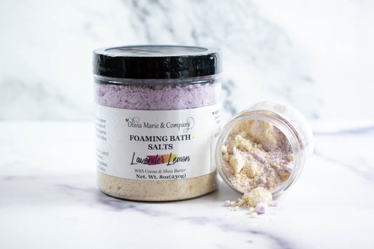 Lavender Lemon Foaming Bath Salts