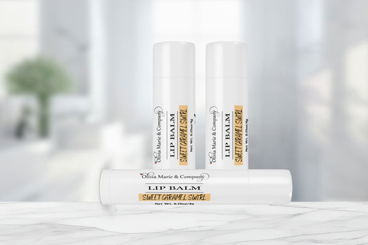 Sweet Caramel Swirl Lip Balm