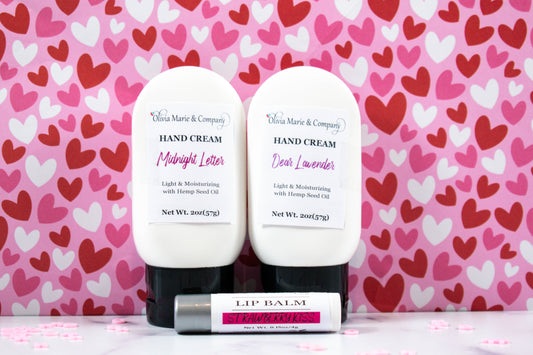 Sweet Hand Duo – Hand Cream & Lip Balm Set – Valentine Self Care