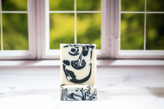 Black Linen Bar Soap