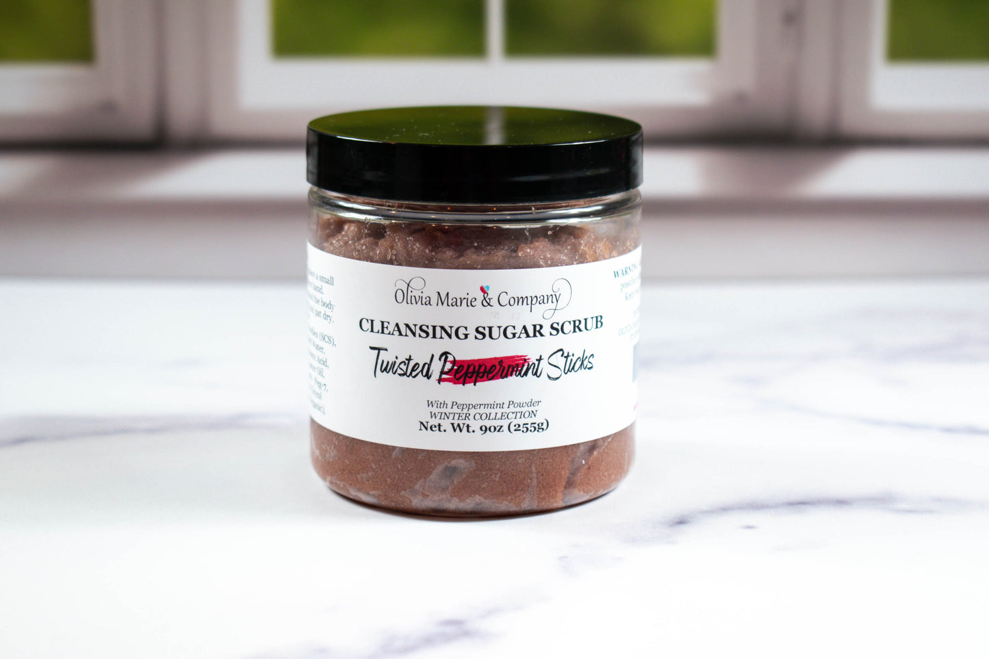 Twisted Peppermint Sticks Cleansing Sugar Scrub