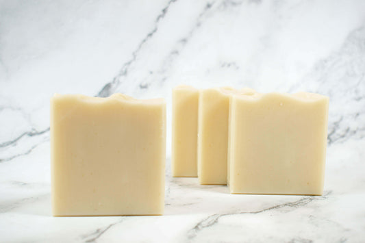 Naked (Unscented) Oat Milk Triple Butter Artisan Bar Soap